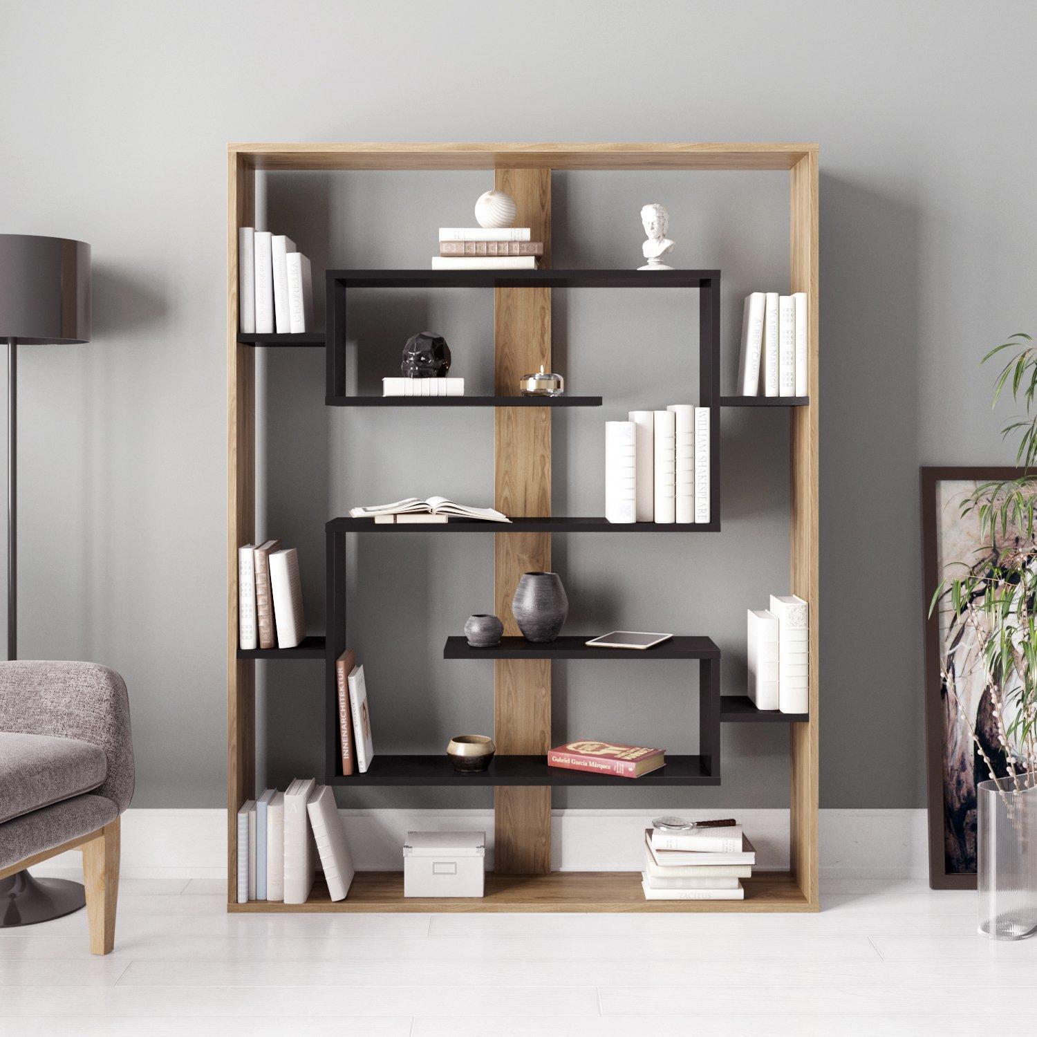 Esteban Geometric Bookcase Shelving and Display Unit